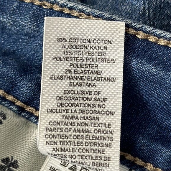 Lucky Brand Jeans Size 12 12/31 Lolita Skinny Stretch Raw Hem Ankle - Picture 13 of 14